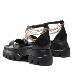 Mules Et Sandales Sandales CARINII - B8007 E50-000-000-F17 Noir -Carinii Soldes 03 0000300167465 rz