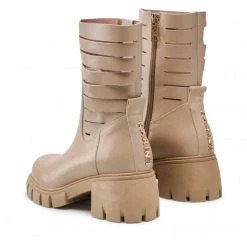 Bottes Et Autres Bottines CARINII - B8044 R77-000-000-E85 Beige -Carinii Soldes 03 0000300167717 rz