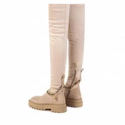 Bottes Et Autres Cuissardes CARINII - B8076 R30-000-000-F01 Beige -Carinii Soldes 03 0000300167823 kt