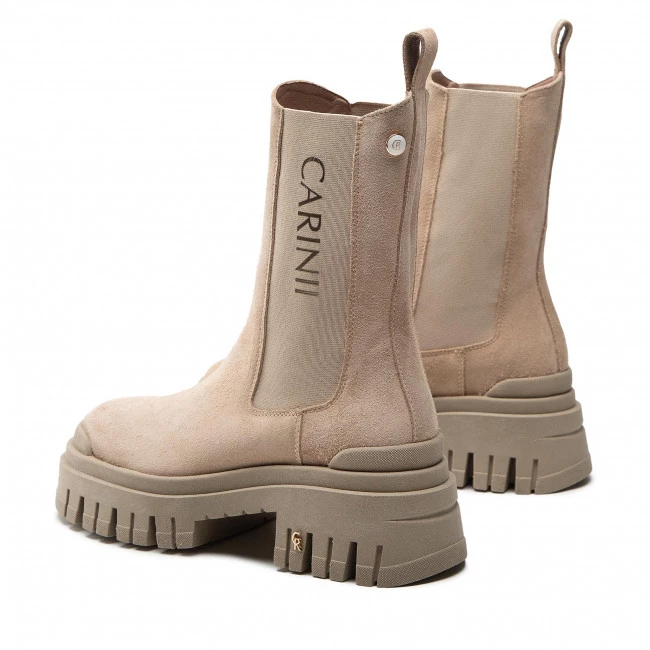 Bottes Et Autres Bottines Chelsea CARINII - B8337 O17-000-000-F38 Beige 3 Bottes Et Autres Bottines Chelsea CARINII - B8337 O17-000-000-F38 Beige – Image 3