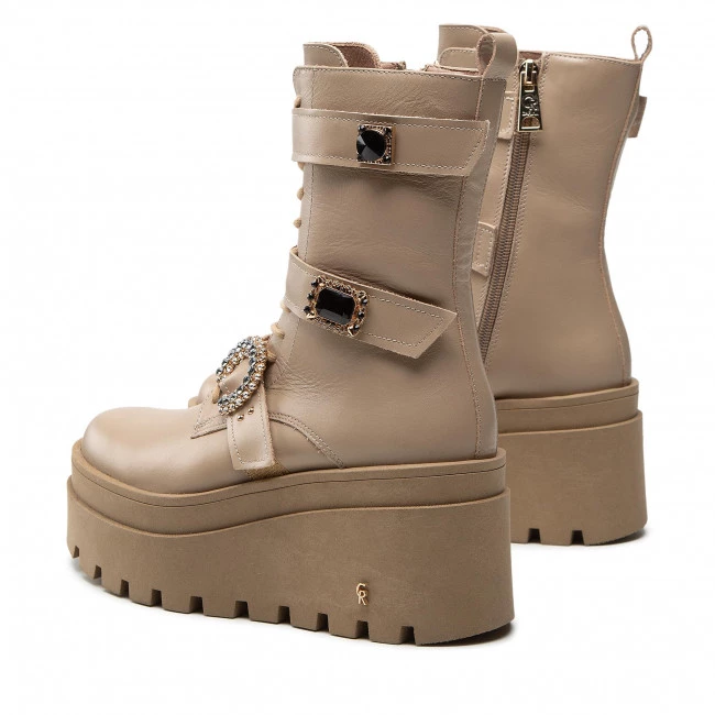 Bottes Et Autres Bottines CARINII - B8375 R77-000-000-E67 Beige 3 Bottes Et Autres Bottines CARINII - B8375 R77-000-000-E67 Beige – Image 3