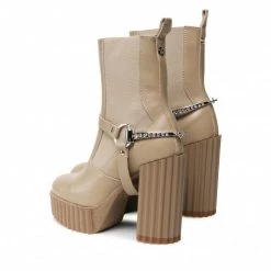 Bottes Et Autres Bottines CARINII - B8439 REE-000-000-F10 Beige -Carinii Soldes 03 0000301046165 rz 1