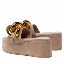 Mules Et Sandales Mules / Sandales De Bain CARINII - B7381 O17-000-000-E60 Beige -Carinii Soldes 03 0000301387640 st