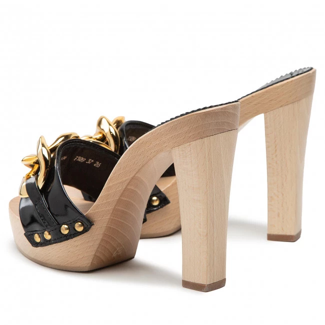 Mules Et Sandales Mules / Sandales De Bain CARINII - B7389 037-000-000-000 Noir 3 Mules Et Sandales Mules / Sandales De Bain CARINII - B7389 037-000-000-000 Noir – Image 3