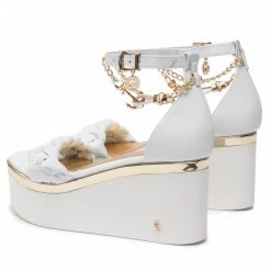 Mules Et Sandales Sandales CARINII - B7394 L46-000-000-E46 Blanc 8 Mules Et Sandales Sandales CARINII - B7394 L46-000-000-E46 Blanc -Carinii Soldes 03 0000301388418 kt