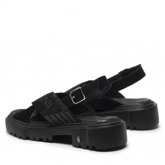 Mules Et Sandales Sandales CARINII - B8119 H20-000-000-F24 Noir 3 Mules Et Sandales Sandales CARINII - B8119 H20-000-000-F24 Noir – Image 3
