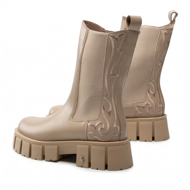 Bottes Et Autres Bottines Chelsea CARINII - B8593 R77-000-000-F57 Beige 3 Bottes Et Autres Bottines Chelsea CARINII - B8593 R77-000-000-F57 Beige – Image 3