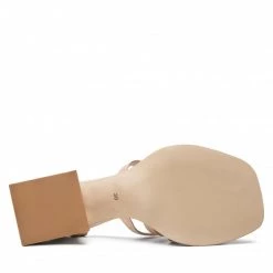 Mules Et Sandales Sandales CARINII - B7786 420-000-000-E95 Beige -Carinii Soldes 04 0000300166239 swa