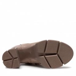 Bottes Et Autres Cuissardes CARINII - B7911 Beige Beige -Carinii Soldes 04 0000300166697 ks