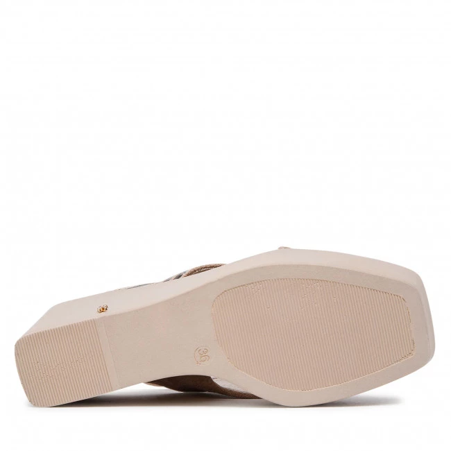 Mules Et Sandales Sandales CARINII - B8115 O17-000-000-F09 Beige 4 Mules Et Sandales Sandales CARINII - B8115 O17-000-000-F09 Beige – Image 4