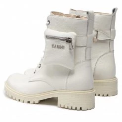Bottes Et Autres Bottines CARINII - B5910 R32-000-000-E18 Blanc -Carinii Soldes 04 0000301386995 fp