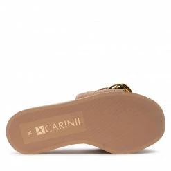 Mules Et Sandales Mules / Sandales De Bain CARINII - B7381 O17-000-000-E60 Beige -Carinii Soldes 04 0000301387640 st