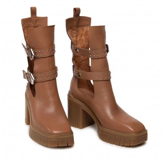 Bottes Et Autres Bottines CARINII - B7813 R82-000-000-E88 Marron 5 Bottes Et Autres Bottines CARINII - B7813 R82-000-000-E88 Marron – Image 5