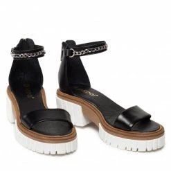 Mules Et Sandales Sandales CARINII - B7814 E50-000-000-E47 Noir -Carinii Soldes 05 0000300166406 rz