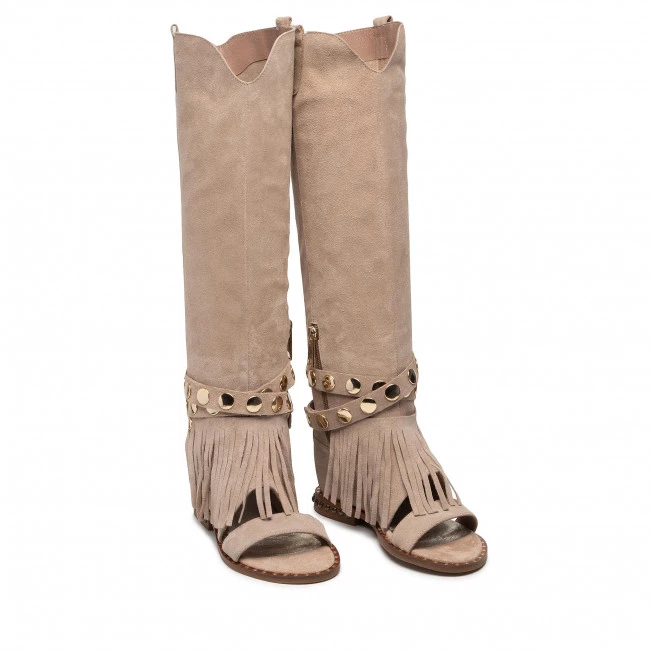 Mules Et Sandales Sandales CARINII - B7838 O17-000-000-000 Beige 5 Mules Et Sandales Sandales CARINII - B7838 O17-000-000-000 Beige – Image 5