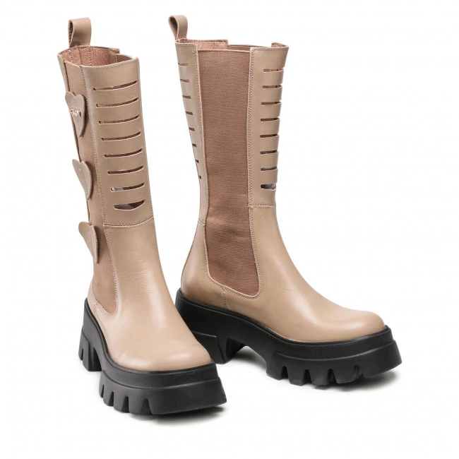 Bottes Et Autres Bottes CARINII - B7918 R77-000-000-E81 Beige 5 Bottes Et Autres Bottes CARINII - B7918 R77-000-000-E81 Beige – Image 5