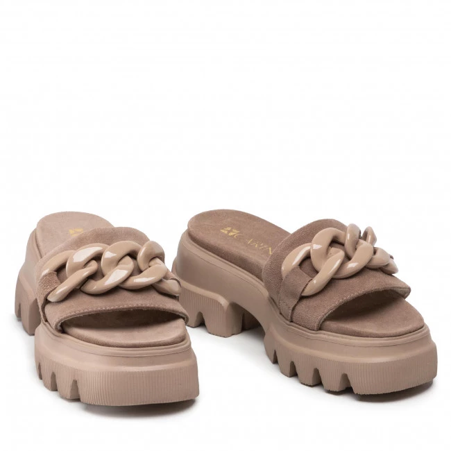 Mules Et Sandales Mules / Sandales De Bain CARINII - B8018 O20-000-000-F17 Marron 5 Mules Et Sandales Mules / Sandales De Bain CARINII - B8018 O20-000-000-F17 Marron – Image 5