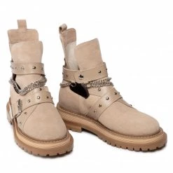 Bottes Et Autres Bottines CARINII - B8026 O17-R77-000-F19 Beige -Carinii Soldes 05 0000300167618 az