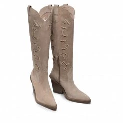 Bottes Et Autres Bottes CARINII - B8086 O17-000-000-F23 Beige -Carinii Soldes 05 0000300167854 mg