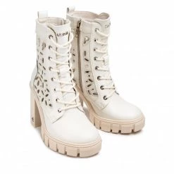 Bottes Et Autres Bottines CARINII - B8057 R32-000-000-E98 Beige -Carinii Soldes 05 0000300435410 mt