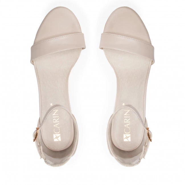 Mules Et Sandales Sandales CARINII - B5380 R57-000-000-D76 Beige 5 Mules Et Sandales Sandales CARINII - B5380 R57-000-000-D76 Beige – Image 5