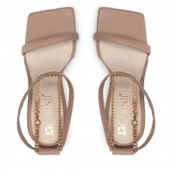 Mules Et Sandales Sandales CARINII - B5807 O60-000-000-E16 Beige -Carinii Soldes 05 0000301386988 pl