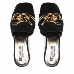 Mules Et Sandales Mules / Sandales De Bain CARINII - B7246/Z H20-000-000-E58 Noir -Carinii Soldes 05 0000301387169 ph