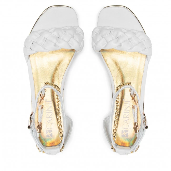 Mules Et Sandales Sandales CARINII - B7394 L46-000-000-E46 Blanc 5 Mules Et Sandales Sandales CARINII - B7394 L46-000-000-E46 Blanc – Image 5
