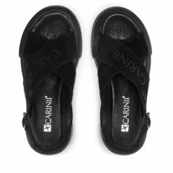 Mules Et Sandales Sandales CARINII - B8119 H20-000-000-F24 Noir 10 Mules Et Sandales Sandales CARINII - B8119 H20-000-000-F24 Noir -Carinii Soldes 05 0000301389774 pa