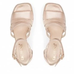 Mules Et Sandales Sandales CARINII - B7786 420-000-000-E95 Beige -Carinii Soldes 06 0000300166239 swa