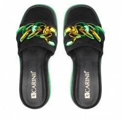 Mules Et Sandales Mules / Sandales De Bain CARINII - B7837 H20-000-000-E90 Noir -Carinii Soldes 06 0000300166529 rz