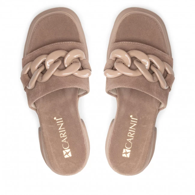 Mules Et Sandales Mules / Sandales De Bain CARINII - B8018 O20-000-000-F17 Marron 6 Mules Et Sandales Mules / Sandales De Bain CARINII - B8018 O20-000-000-F17 Marron – Image 6