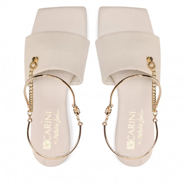 Mules Et Sandales Sandales CARINII - B8047 R48-000-000-E56 Beige 6 Mules Et Sandales Sandales CARINII - B8047 R48-000-000-E56 Beige – Image 6