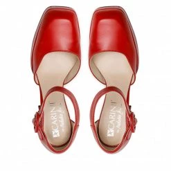 Chaussures Basses CARINII - B7793 688-000-000-E61 Rouge -Carinii Soldes 06 0000300435342 rz