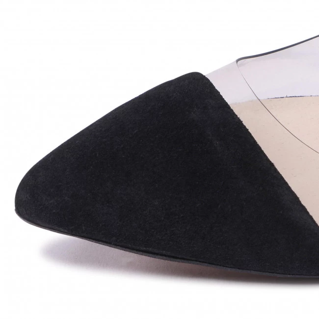 Chaussures Basses Ballerines CARINII - B2670 063-000-000-954 Blanc, Noir 6 Chaussures Basses Ballerines CARINII - B2670 063-000-000-954 Blanc, Noir – Image 6