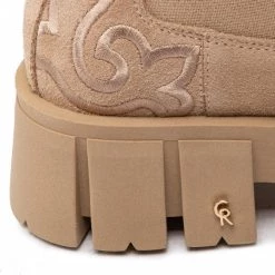 Bottes Et Autres Bottines Chelsea CARINII - B8593 O17-000-000-F57 Beige -Carinii Soldes 07 0000301503866 mt