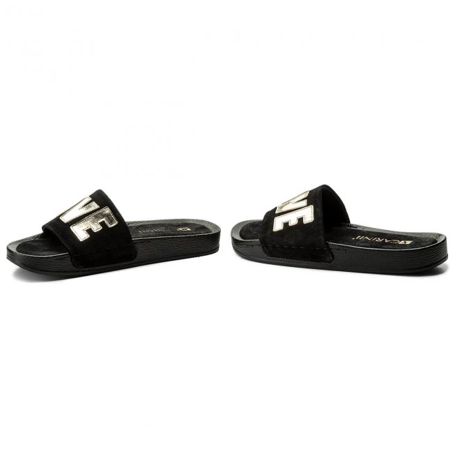 Mules Et Sandales Mules / Sandales De Bain CARINII - B4328 J29-H33-000-C37 Noir 2 Mules Et Sandales Mules / Sandales De Bain CARINII - B4328 J29-H33-000-C37 Noir – Image 2