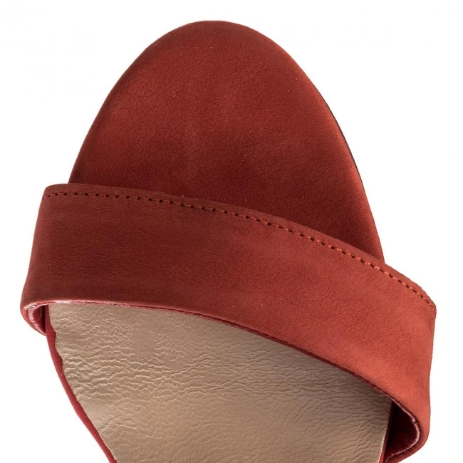 Mules Et Sandales Sandales CARINII - B4410 H55-000-000-B16 Rouge 4 Mules Et Sandales Sandales CARINII - B4410 H55-000-000-B16 Rouge – Image 4