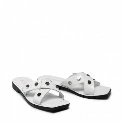 Mules Et Sandales Mules / Sandales De Bain CARINII - B6043 187-000-000-000 Blanc -Carinii Soldes 5902632629770 05 kt