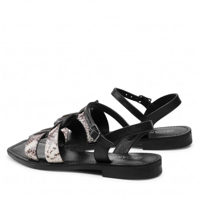 Mules Et Sandales Sandales CARINII - B6009 353-000-000-000 Noir 3 Mules Et Sandales Sandales CARINII - B6009 353-000-000-000 Noir – Image 3