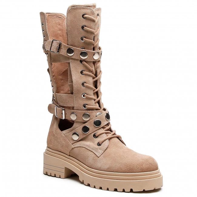 Bottes Et Autres Bottes De Randonnée CARINII - B7027 O17-000-000-E23 Beige 1 Bottes Et Autres Bottes De Randonnée CARINII - B7027 O17-000-000-E23 Beige