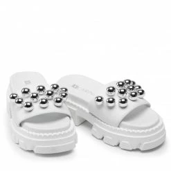 Mules Et Sandales Mules / Sandales De Bain CARINII - B7227 L46-000-000-E49 Blanc 10 Mules Et Sandales Mules / Sandales De Bain CARINII - B7227 L46-000-000-E49 Blanc -Carinii Soldes 5902632760404 06 mk 1
