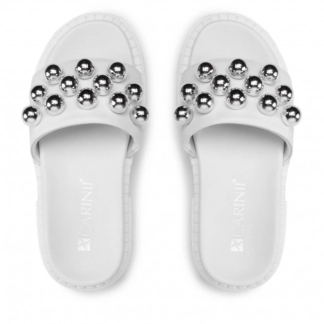 Mules Et Sandales Mules / Sandales De Bain CARINII - B7227 L46-000-000-E49 Blanc 6 Mules Et Sandales Mules / Sandales De Bain CARINII - B7227 L46-000-000-E49 Blanc – Image 6