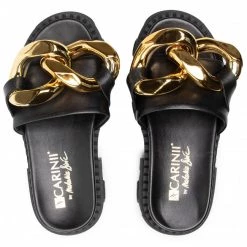 Mules Et Sandales Mules / Sandales De Bain CARINII - B7223 E50-000-000-E49 Noir -Carinii Soldes 5902632762620 06 ki