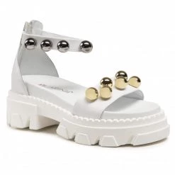 Mules Et Sandales Sandales CARINII - B7226 L46-000-000-E49 Blanc