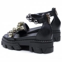 Mules Et Sandales Sandales CARINII - B7226 E50-000-000-E49 Noir -Carinii Soldes 5902632767847 02 ks