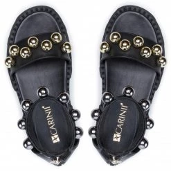 Mules Et Sandales Sandales CARINII - B7226 E50-000-000-E49 Noir -Carinii Soldes 5902632767847 05 ks