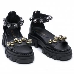 Mules Et Sandales Sandales CARINII - B7226 E50-000-000-E49 Noir -Carinii Soldes 5902632767847 06 ks