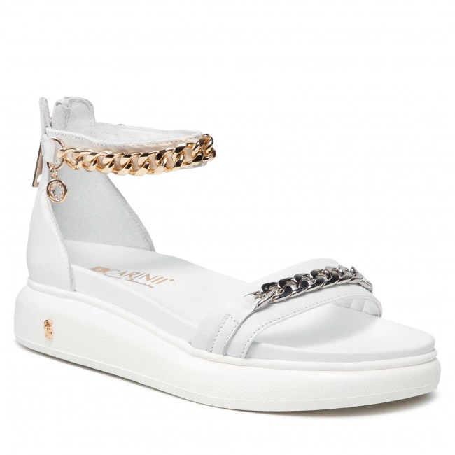 Mules Et Sandales Sandales CARINII - B7249 L46-000-000-E48 Blanc 1 Mules Et Sandales Sandales CARINII - B7249 L46-000-000-E48 Blanc