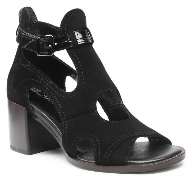 Mules Et Sandales Sandales CARINII - B7176 063-P15-000-E44 Noir 1 Mules Et Sandales Sandales CARINII - B7176 063-P15-000-E44 Noir